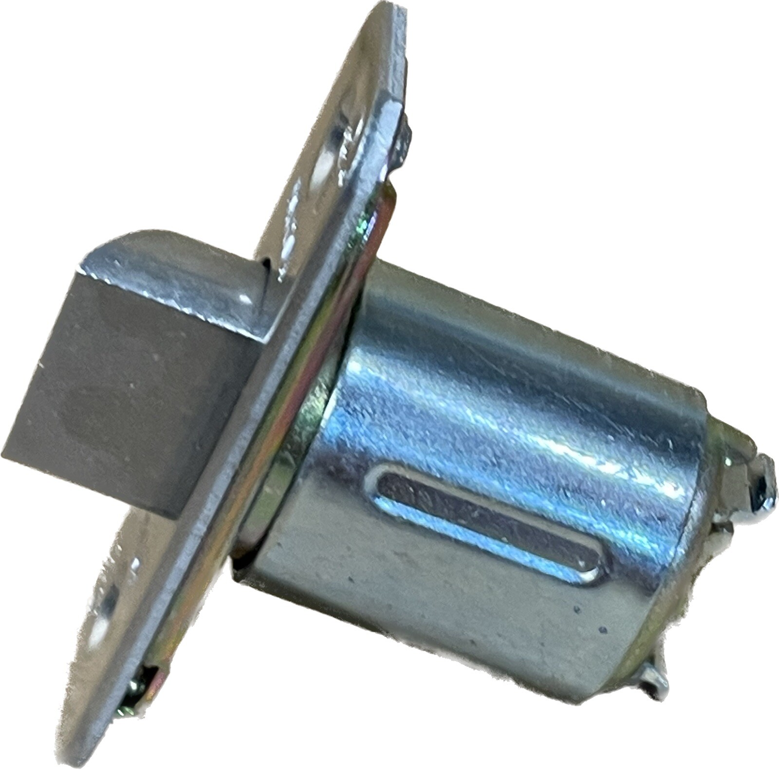 Falcon 2-1/8" Rounded Square 1" Face Spring Latch W-Series Satin Chrome + Strike