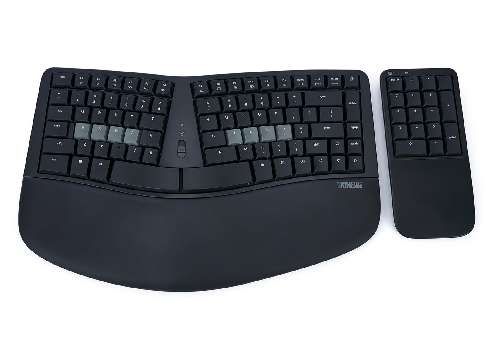 KINESIS Mechanical Keypad LP Numeric 10-Key for Mac & PC, Wired & Wireless Mode