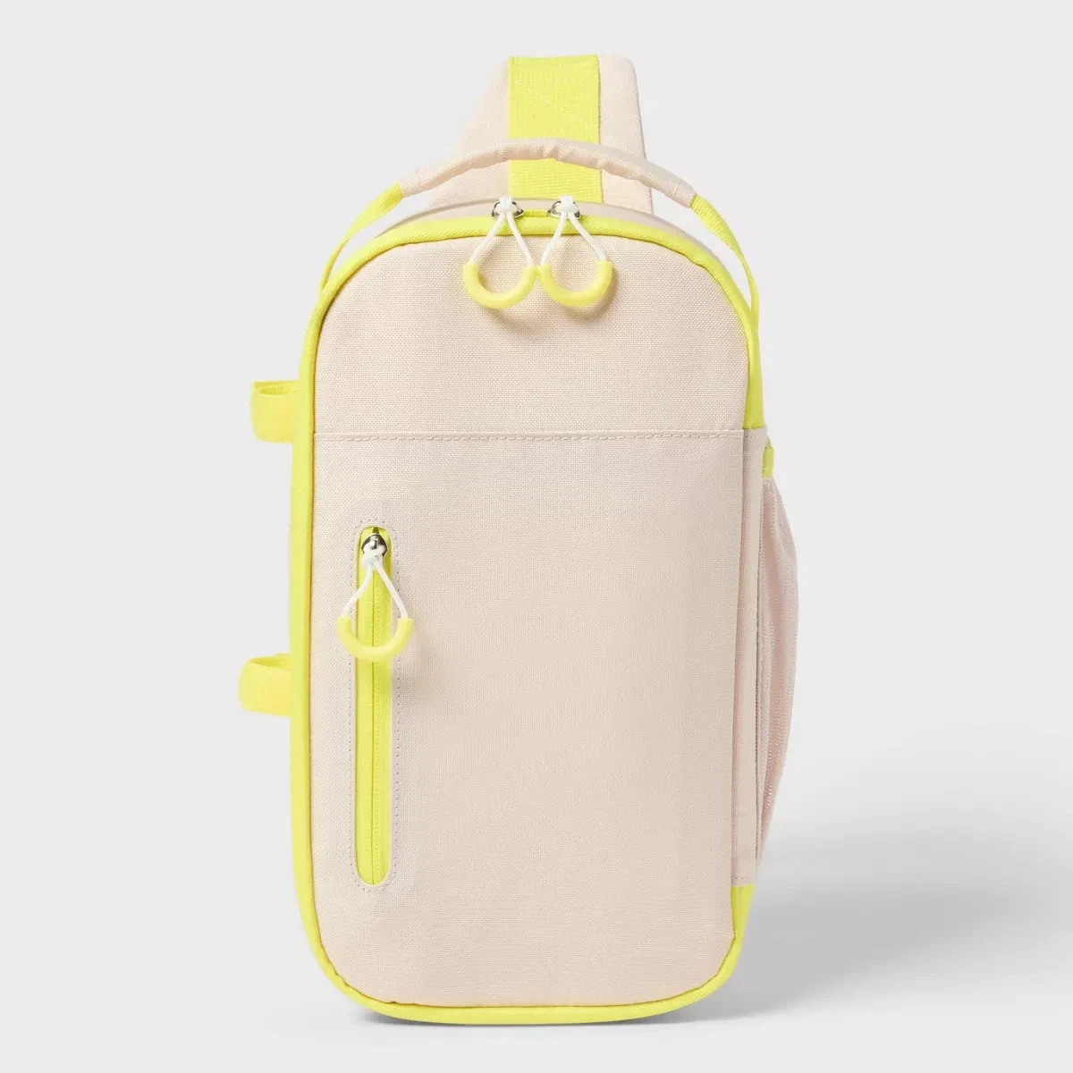 SUN SQUAD 6 CANS/4.5QT SOFT SIDED COOLER - BEIGE / YELLOW