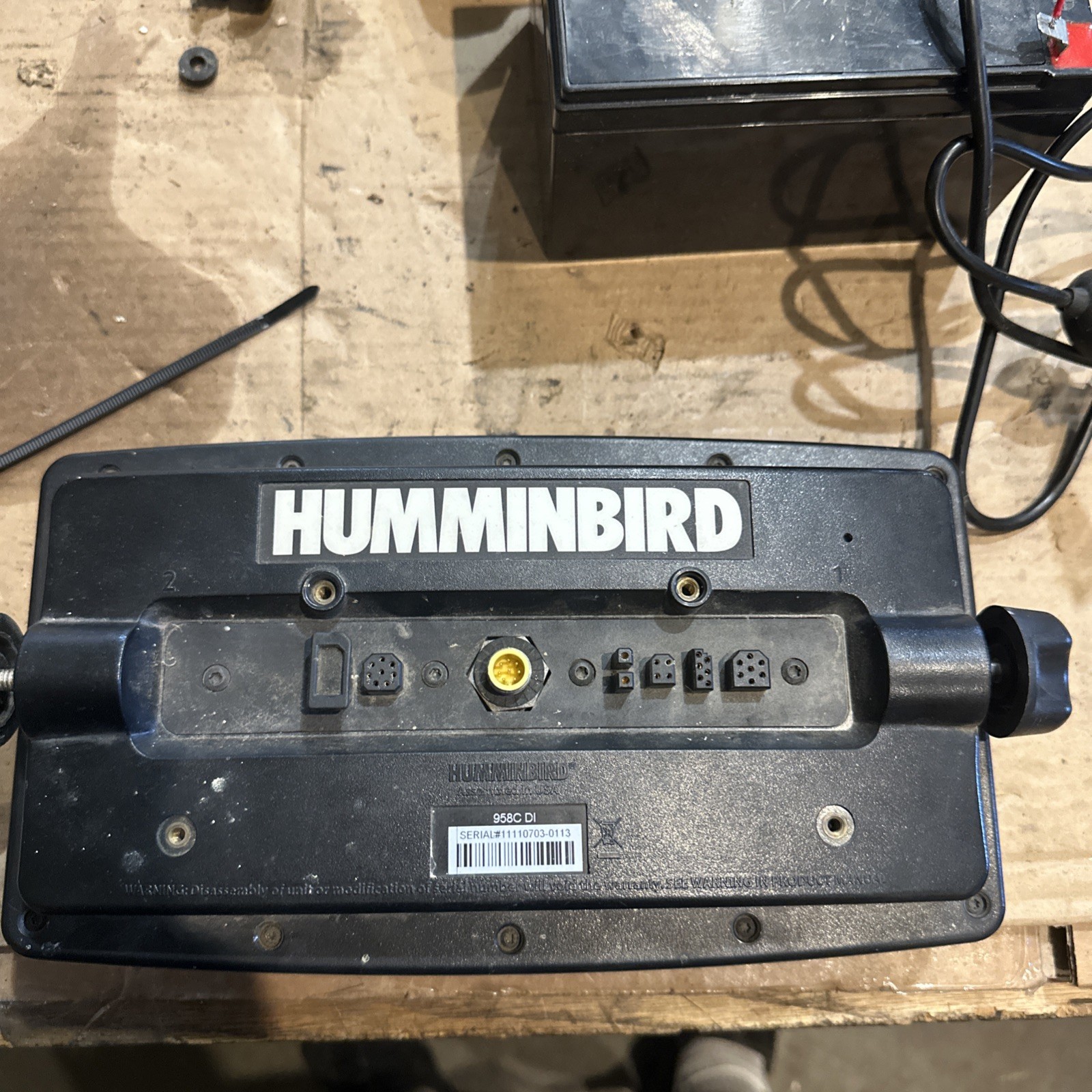 Humminbird 958c DI Head Unit Depthfinder Graph