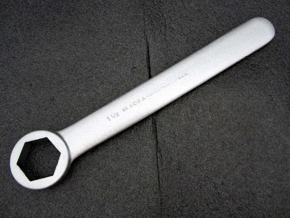 Armstrong 1-1/2" Box End Wrench for Lathe 809A Made in USA