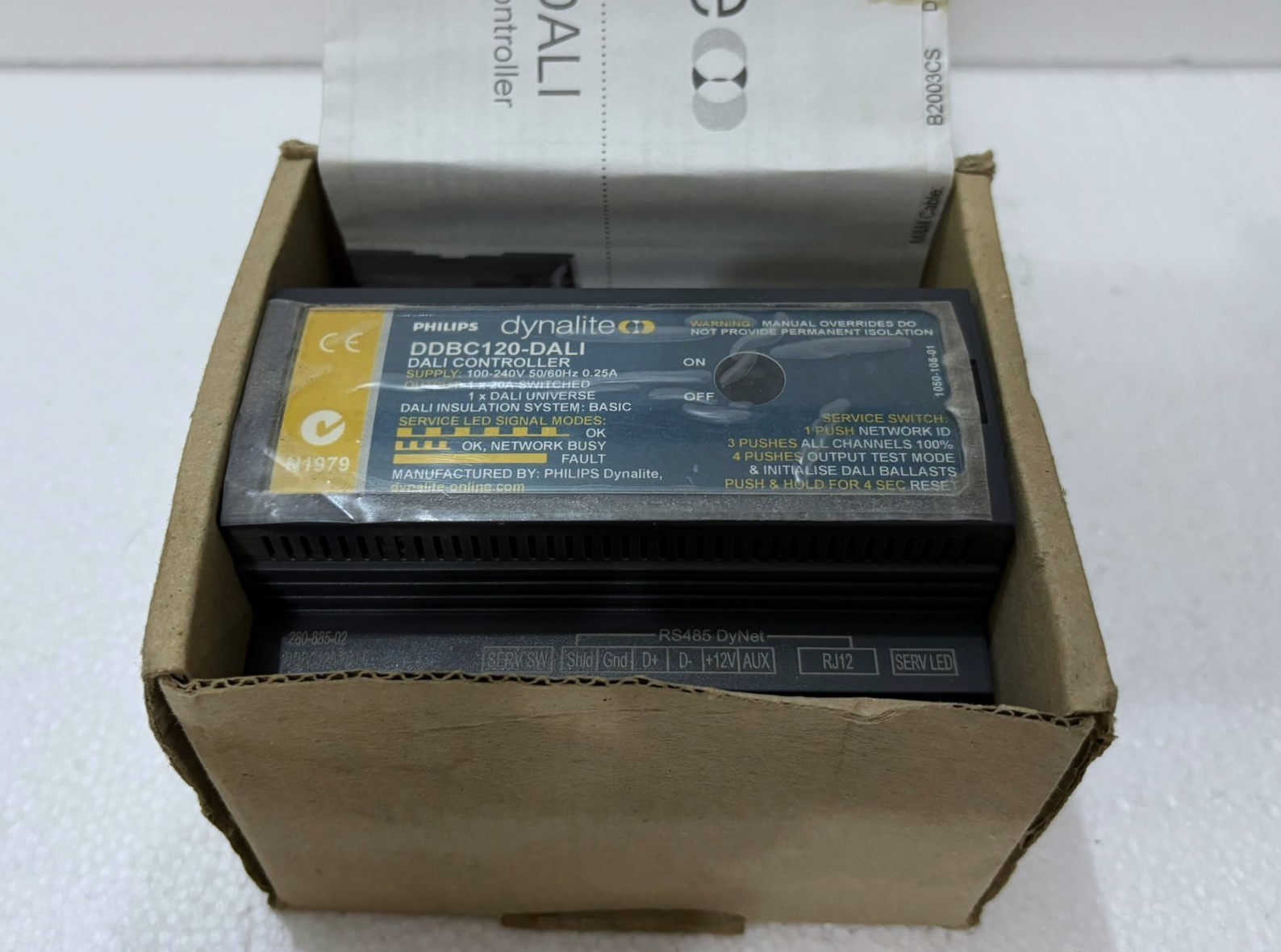 PHILIPS Dynalite DDBC120-DALI DIMMER CONTROLLER 100-240V 50/60Hz
