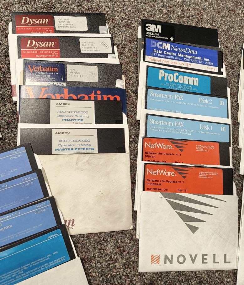 Vintage 5.25 Inch Floppy Disk - Lot of 31 - Untested
