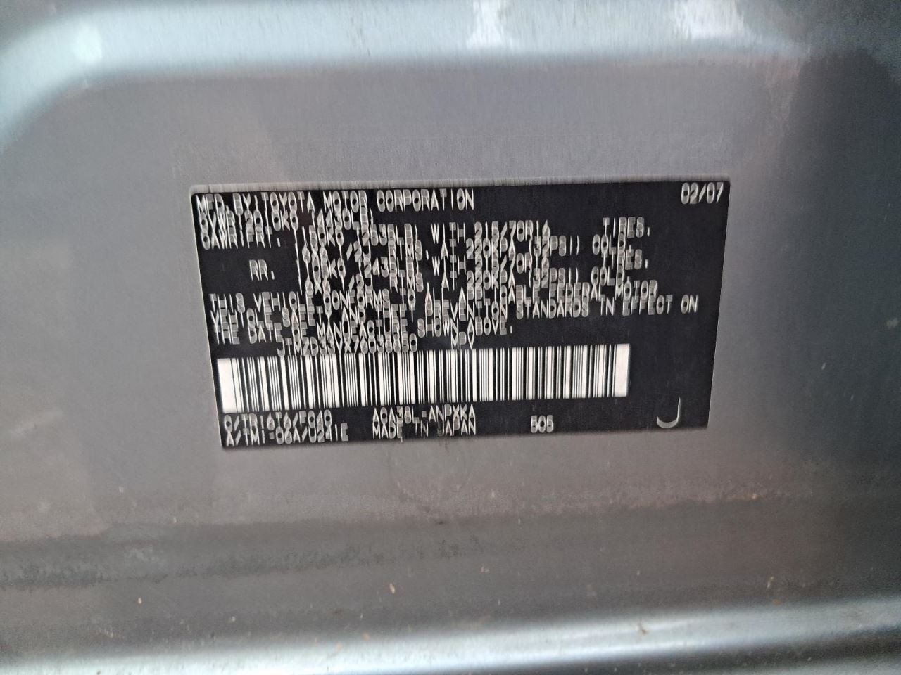 RAV 4 2007 Glove Box 4738406