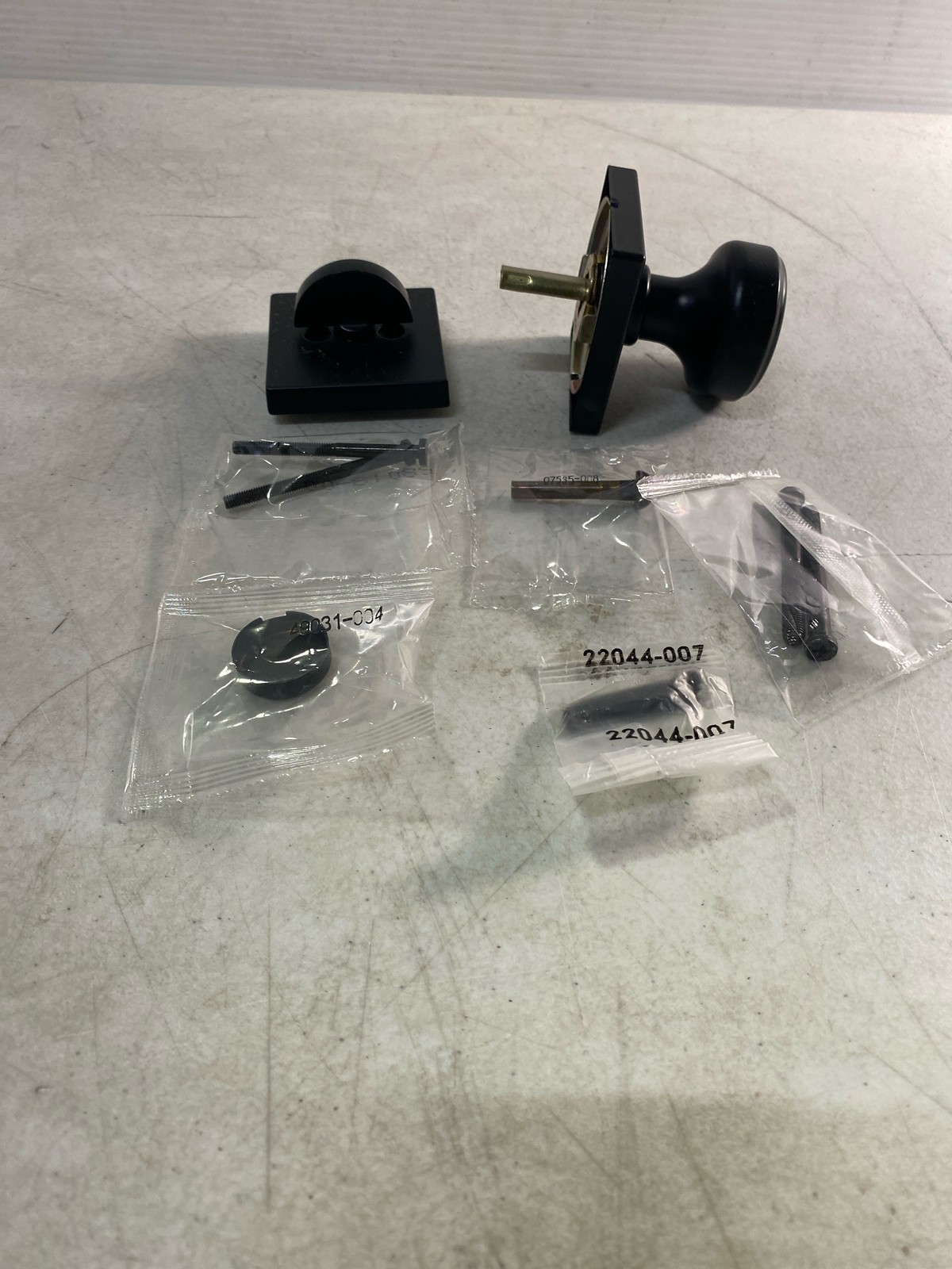 Kwikset 966MNKSQT-514.UNIV Maven Single Cylinder Keyed Entry Handleset Matte Bla