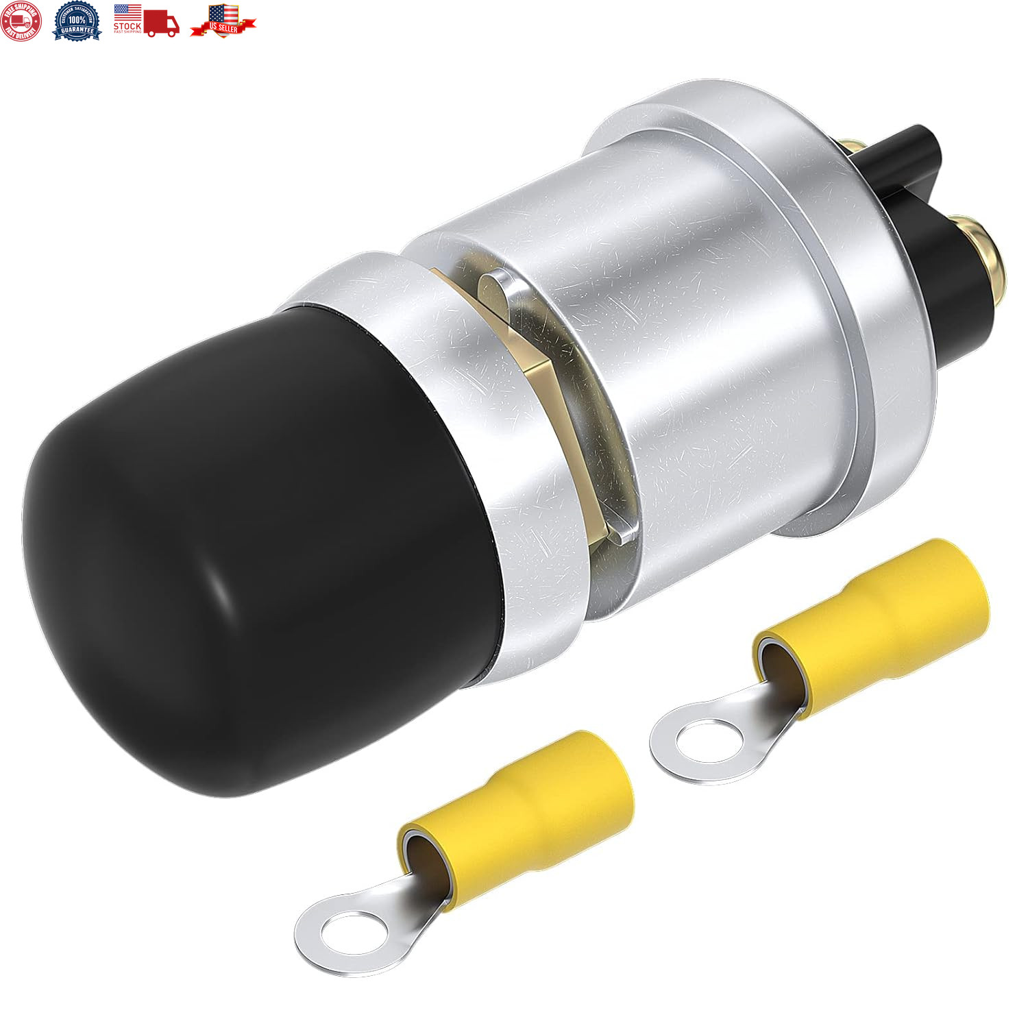 Daiertek Push Button Starter Switch 12V / 24V Waterproof Push Start Button