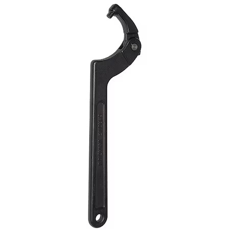 Westward 5Rdz5 Fixed Pin Spanner Wrench, L 8-1/16 In.
