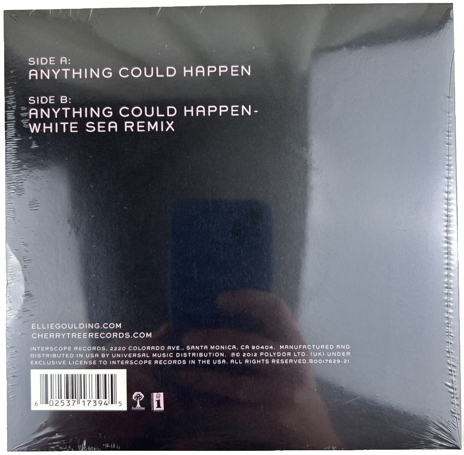 Ellie Goulding: Anything Could Happen 2012 Synth-Pop 7" Limited Vinyl Single