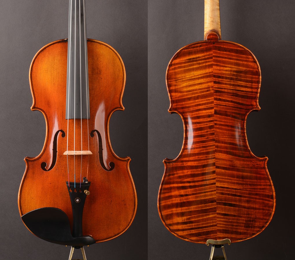 Italy Red!oil antique A Stradivari 1721 "The kruse" Copy violin4/4,Best tone