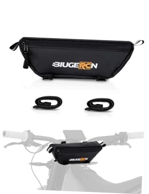 Electric Dirt Bike Handlebar Bag,Universal Ebike Handle Bar Storage Pouch for