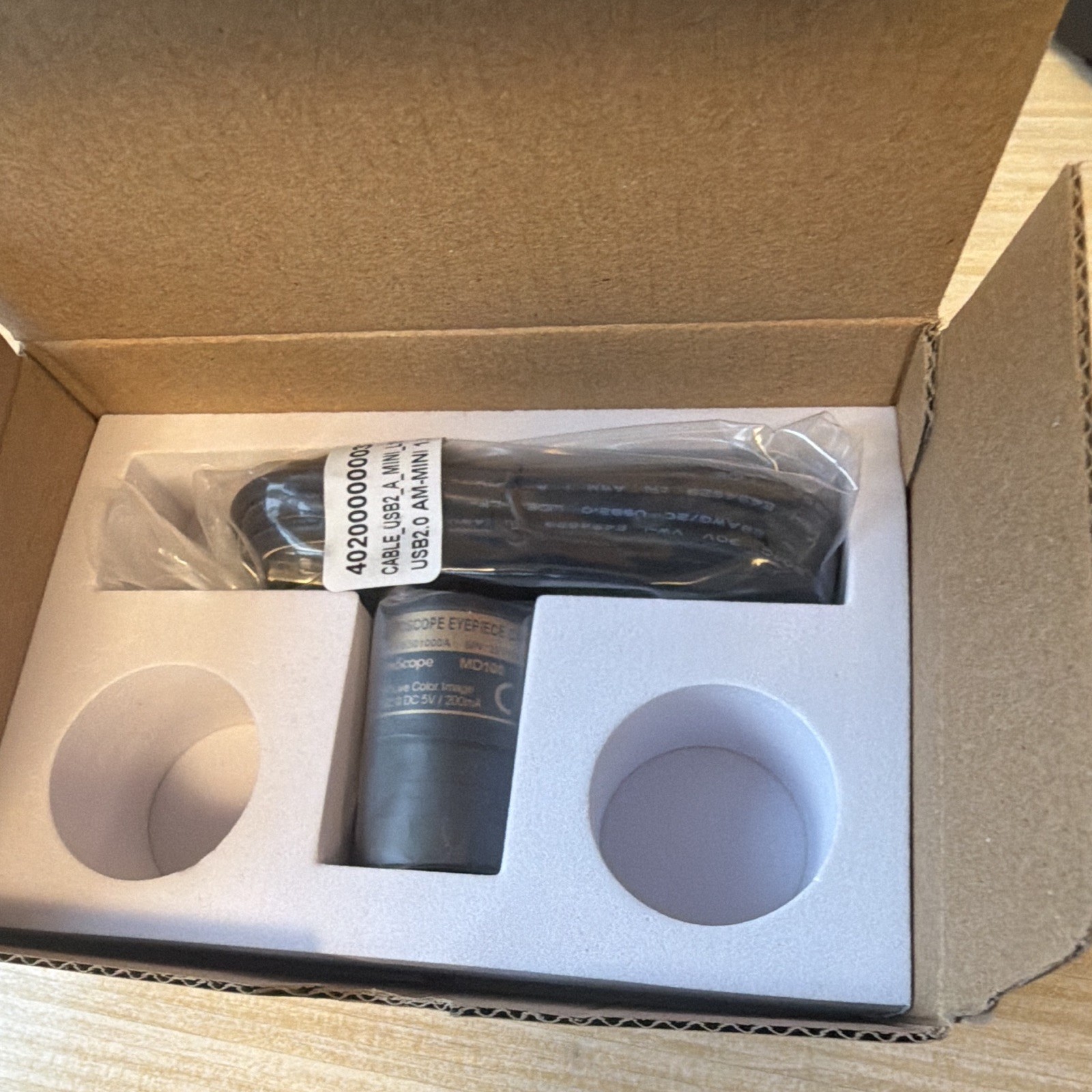 AmScope MD100 Microscope Eyepiece Camera Adapter for Biological Laboratory