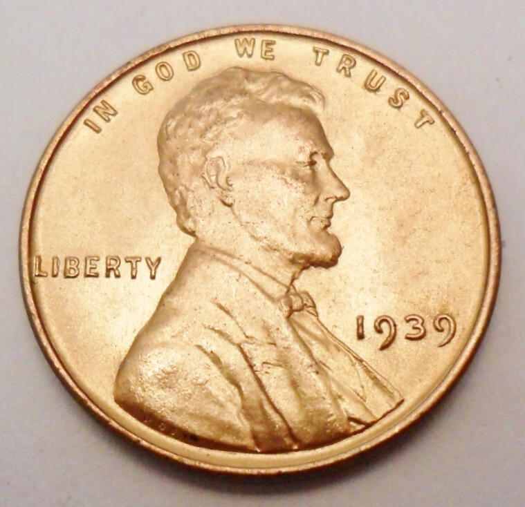 1939 P Lincoln Wheat Cent / Penny  AVE CIRCULATED  **FREE SHIPPING**