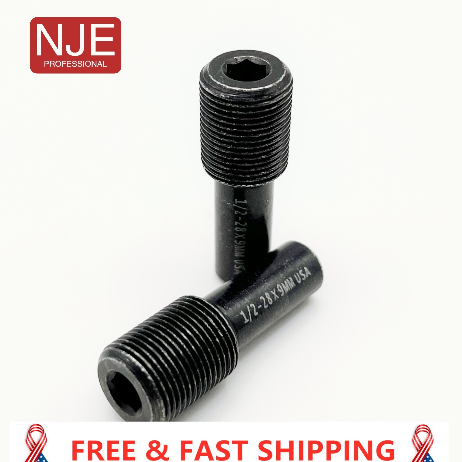 2 Pack Thread Die Starter Hex socket 1/2-28 RH for 9MM Thread alignment tool