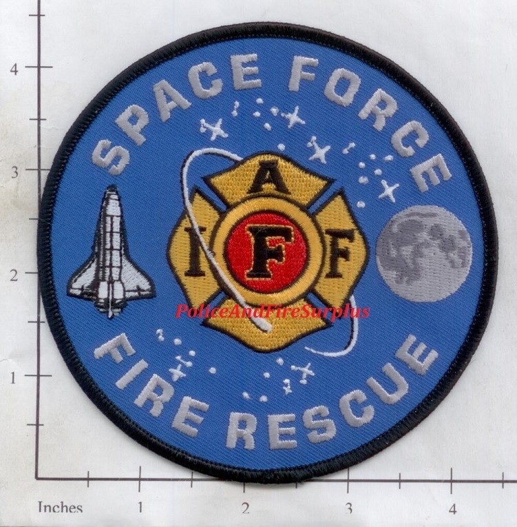 IAFF Space Force Fire Rescue Fire Patch