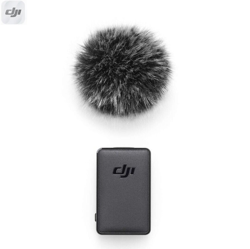 Original DJI Pocket 2 Wireless Microphone Transmitter with Windscreen (2.4GHz)