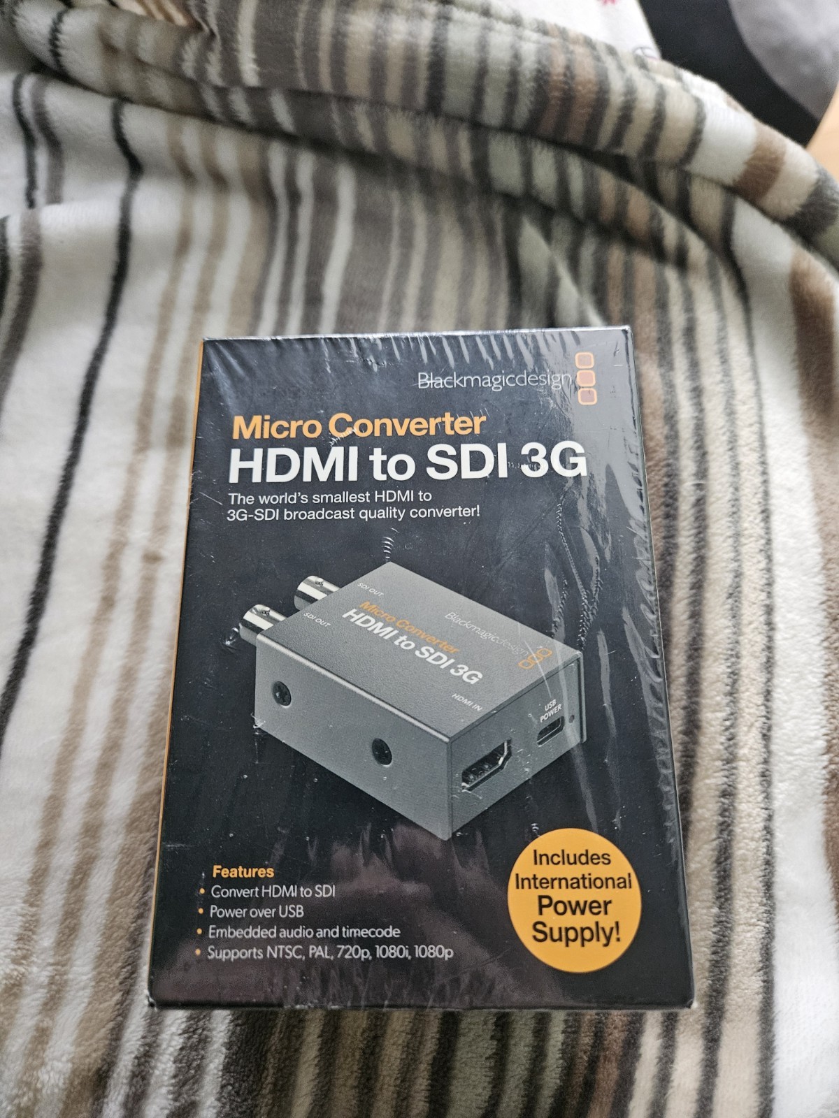 Blackmagic Design Micro Converter HDMI to SDI 3G, Audio, Timecode, NTSC/PAL