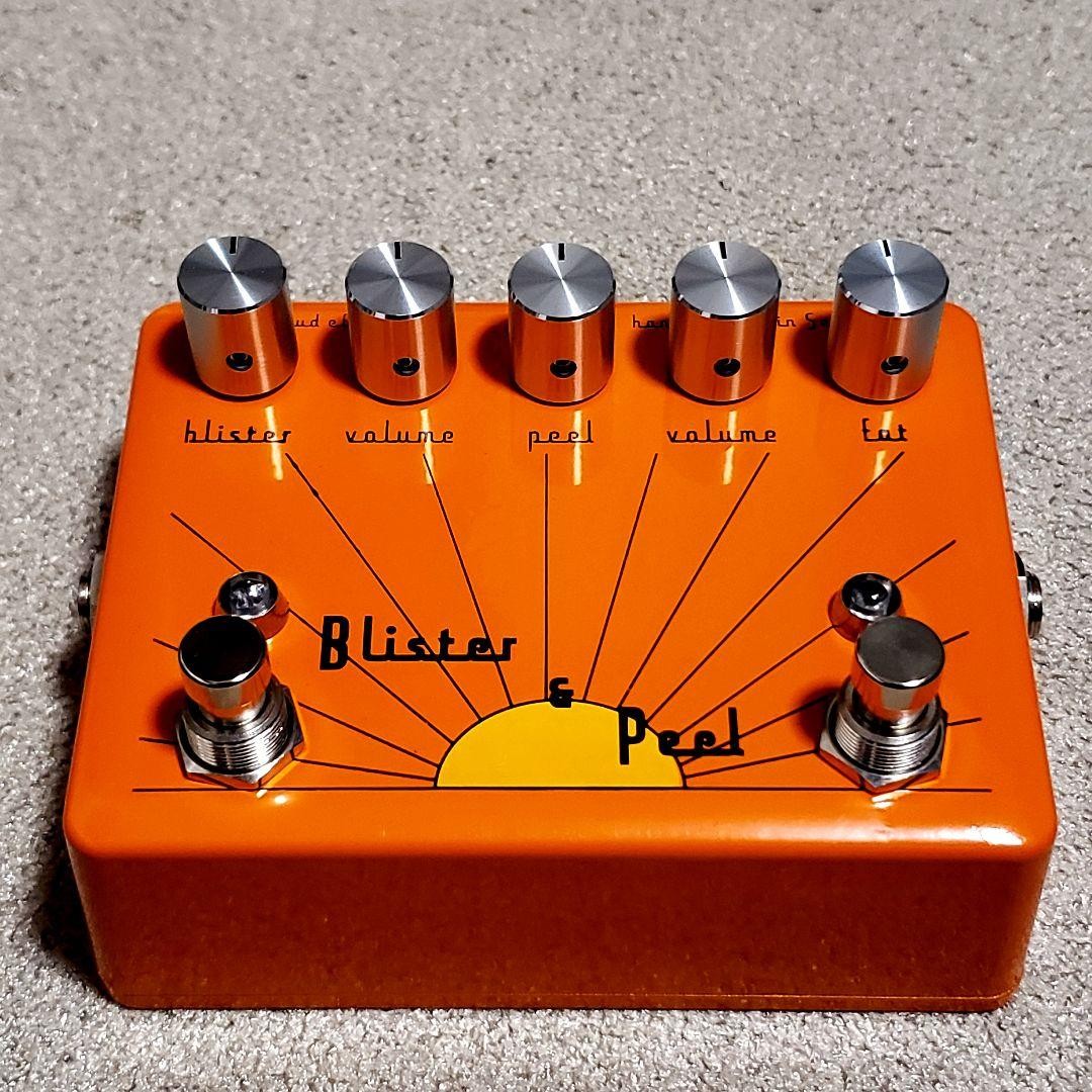 Spun Loud Effects Blister & Peel V2.1 Distortion Fuzz Pedal USA