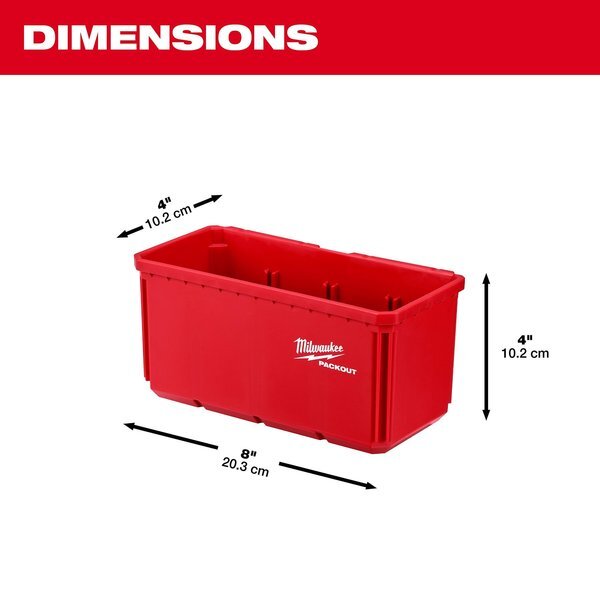 Milwaukee Tool 48-22-8063 2Pk Large Bin Set For Packout™