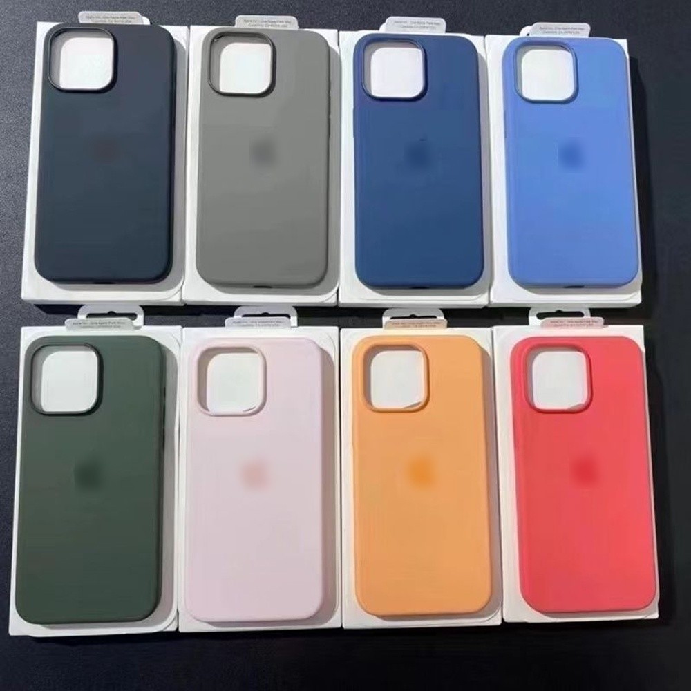 For iPhone 15 Pro Original Silicone Phone Case With Magsafe