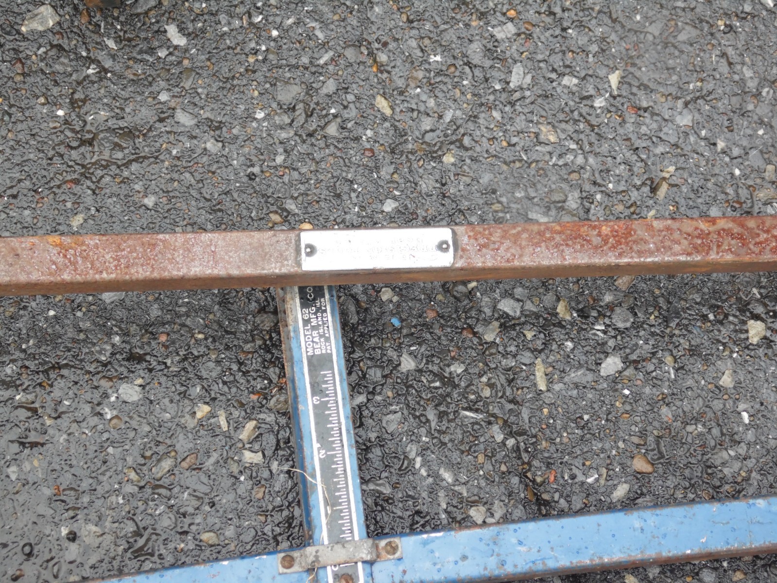 Vintage Bear Wheel Aligner Alignment Tool and Sign