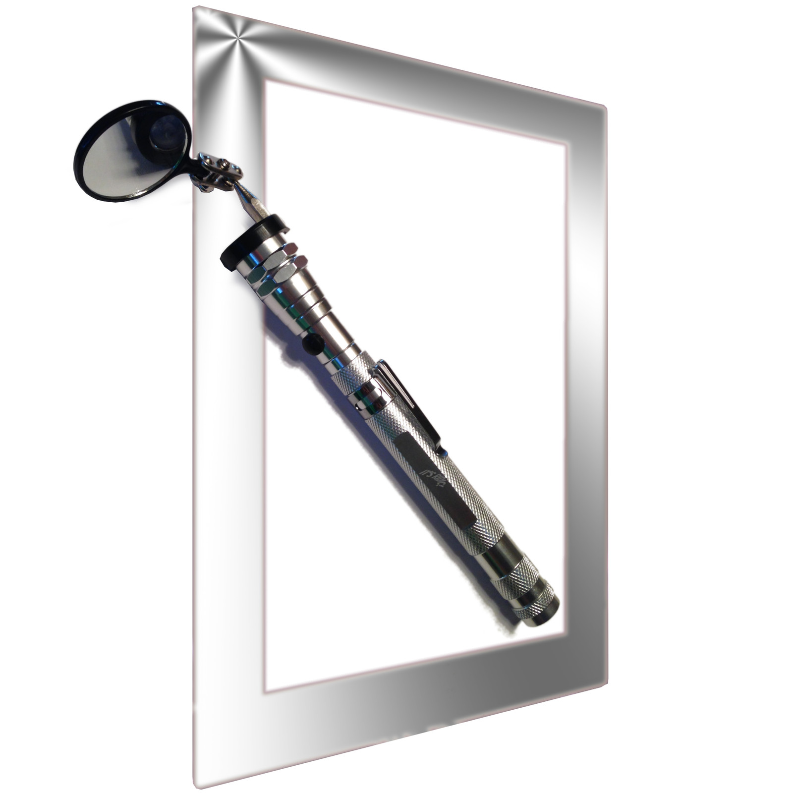 Flexible Magnetic Flashlight with MIRROR