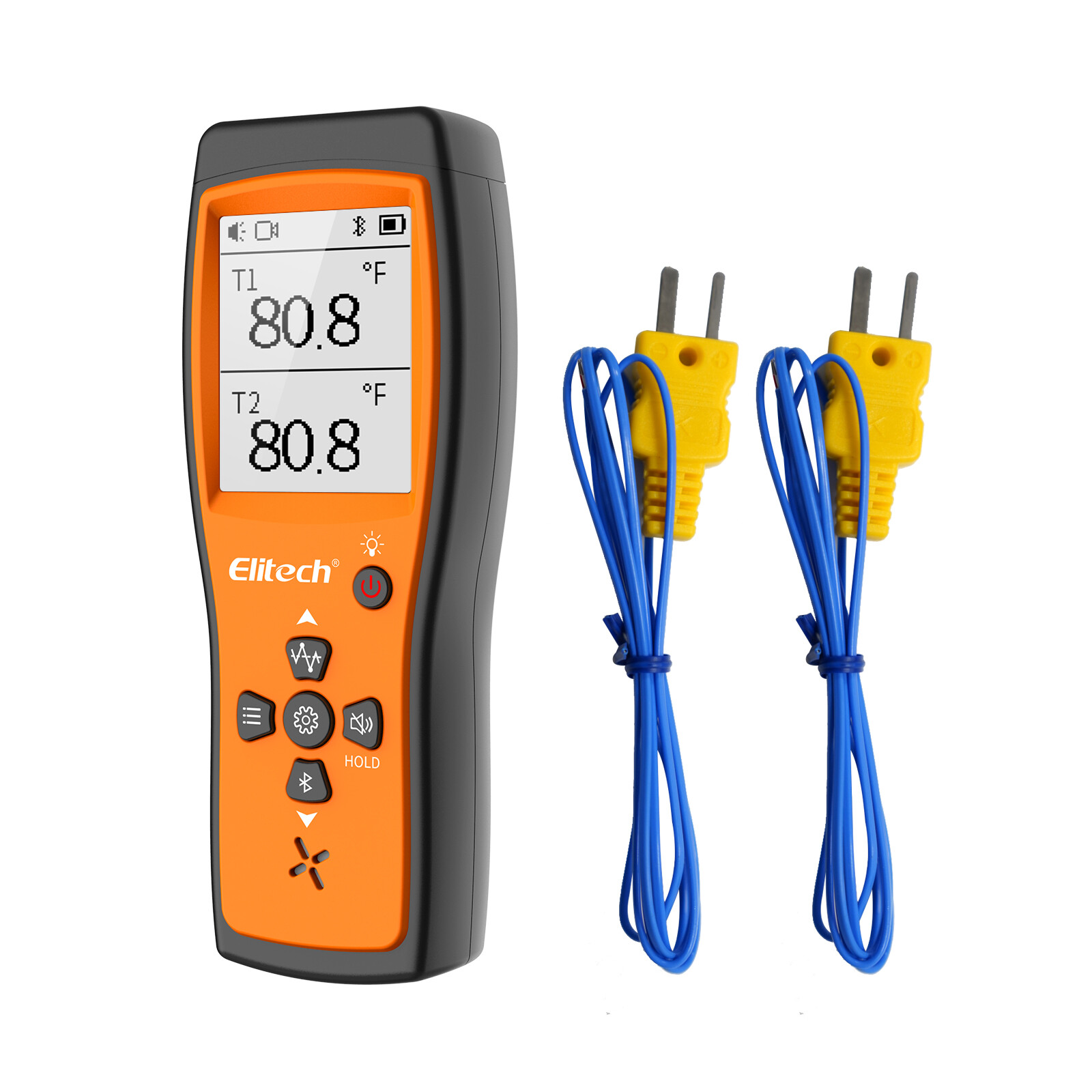 Elitech Dual Digital Thermocouple Temperature Thermometer -58~932°F，ICT-220