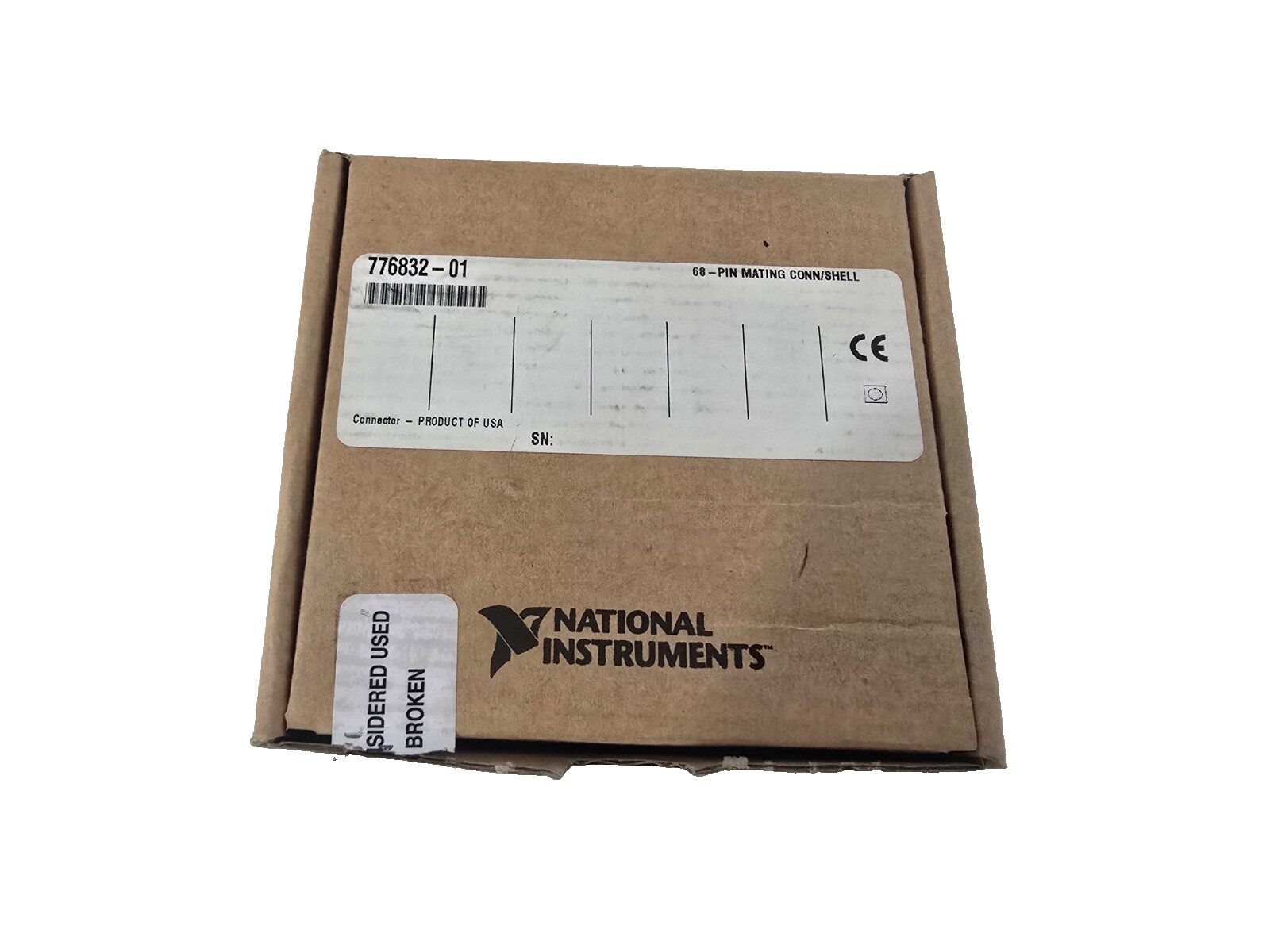 National Instruments NI 776832-01 68-pin mating conn shell