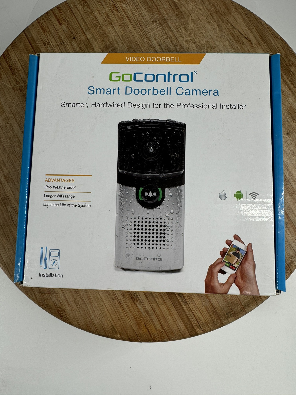 New GoControl Smart Video Doorbell Camera Home Security GC-DBC-1 wifi phone app