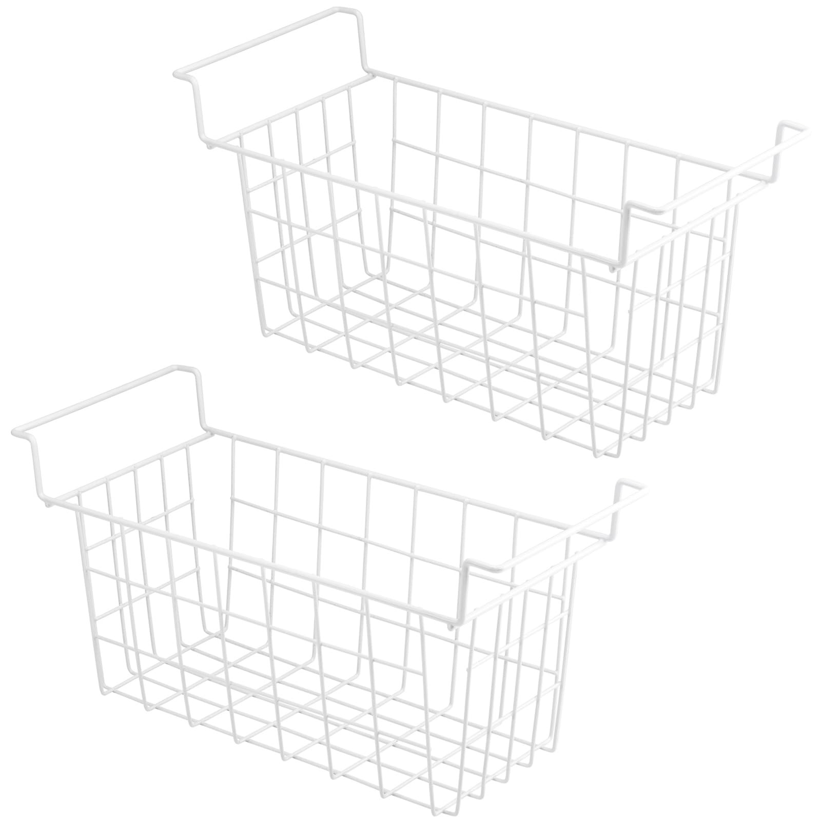 Chest Freezer Baskets 15.5 Inch, Chest Freezer Organizer Bins Metal Wire Stor...