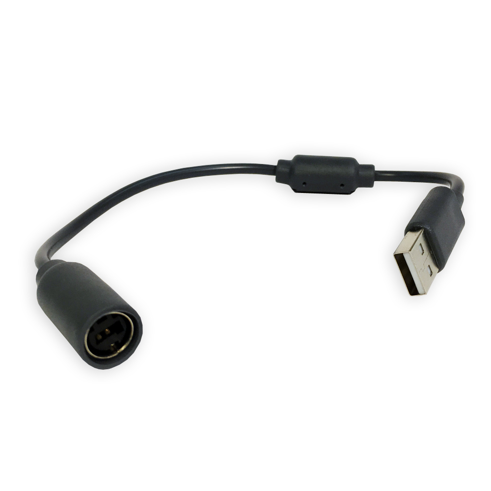 XBOX 360 USB Breakaway Cable for Wired Controllers - GRAY