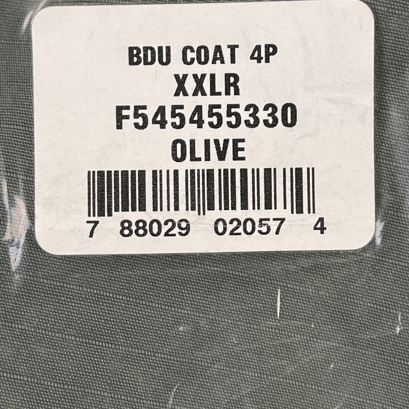 NEW BDU Propper Jacket - Olive - XX-Large Regular