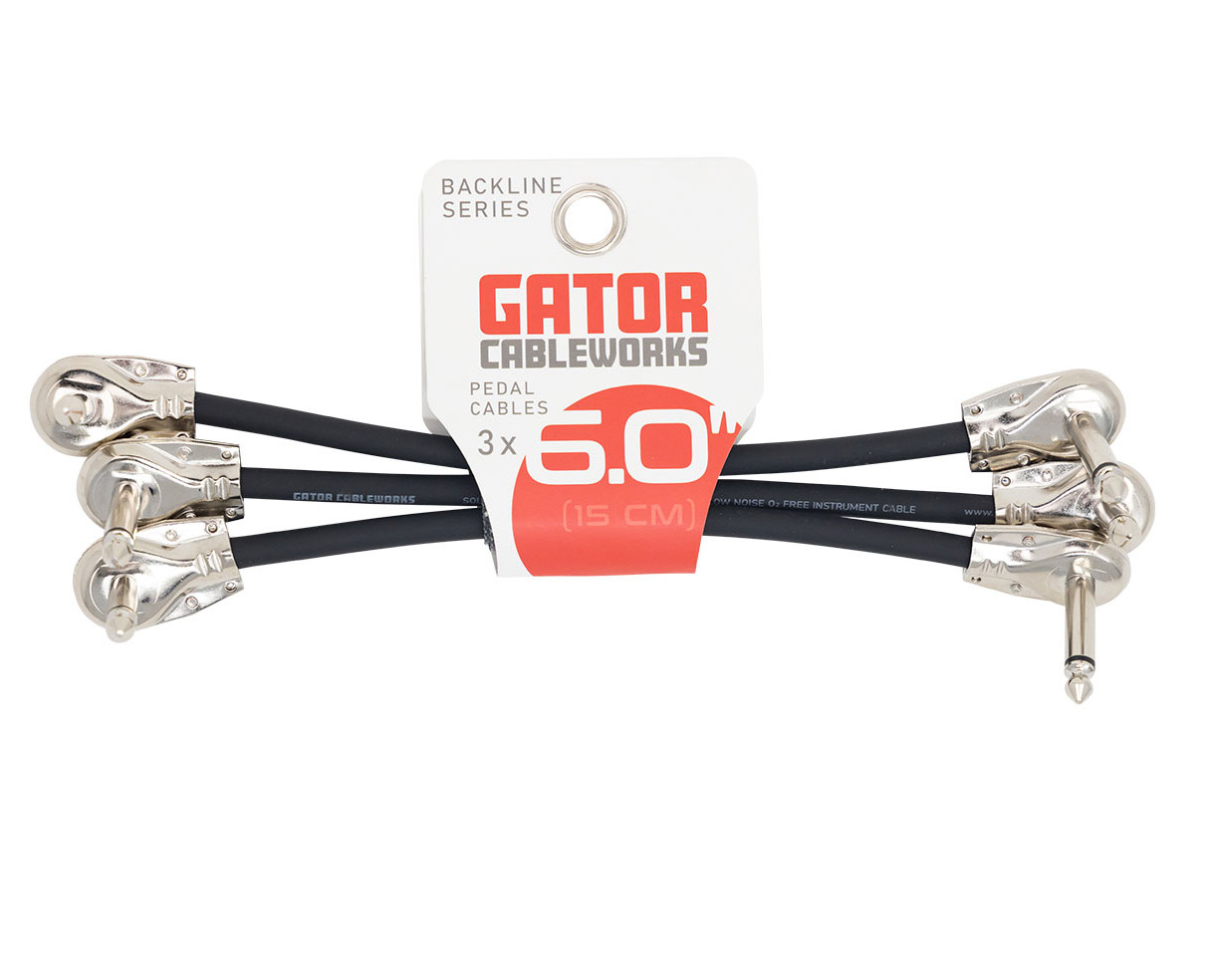 Vox V845 Classic Wah Pedal + Gator Patch Cable 3 Pack