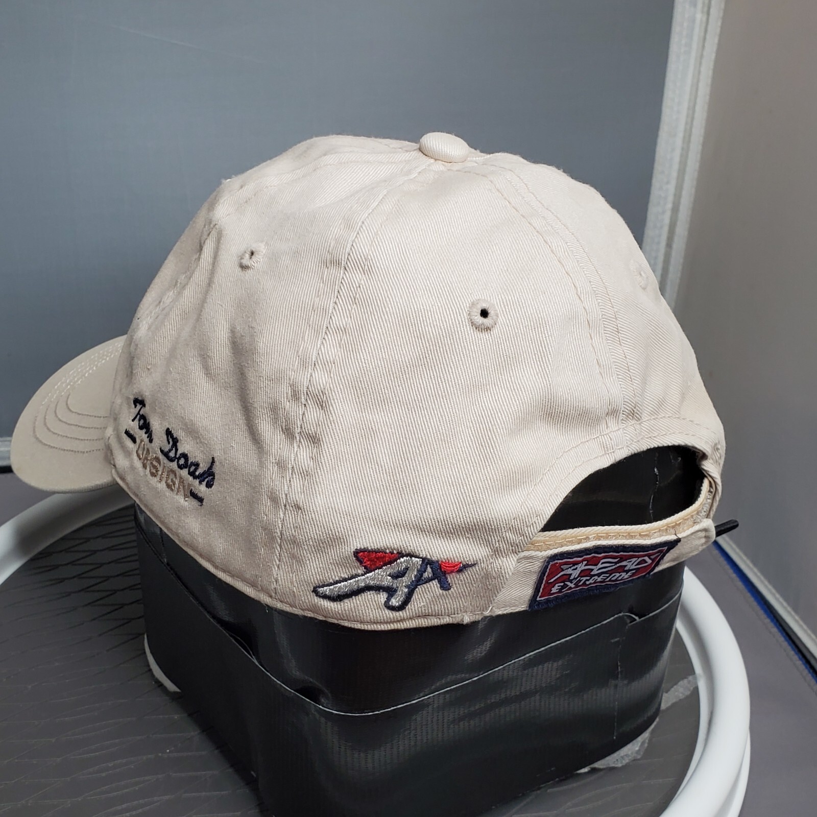 Black Forest Golf Course Hat Tan BALLMARKER *MINOR STAINS Womens or Small