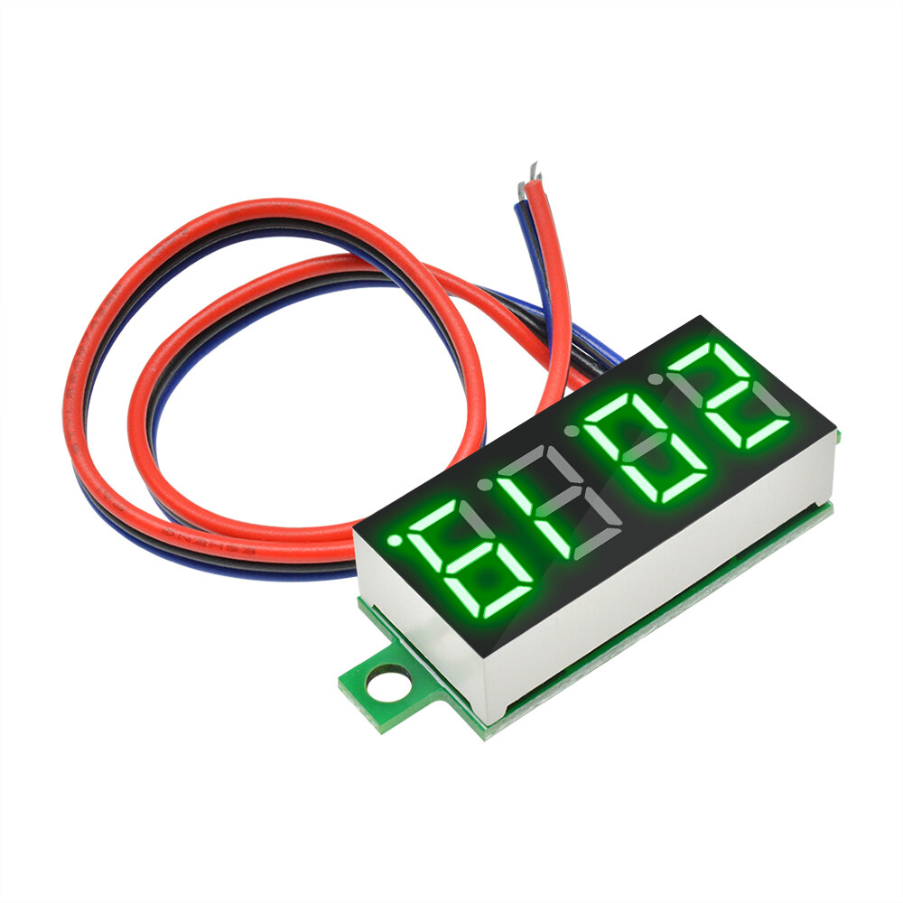 0.36" Digital 4-Digit Voltmeter LED 0-100V Voltage Tester Panel Meter 3-Wire