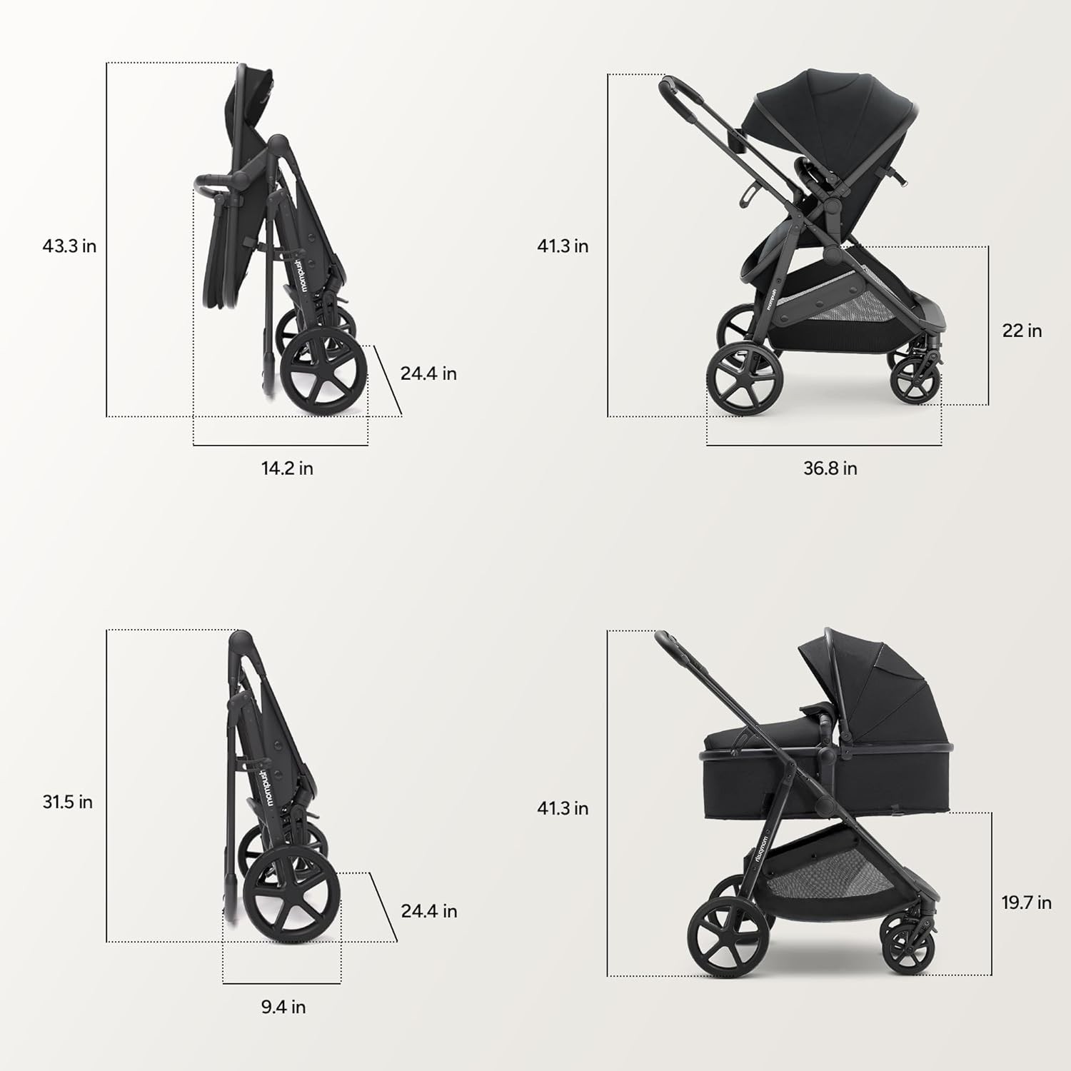 Maxi-Cosi and Nuna Car Seat Compatible Stroller\\