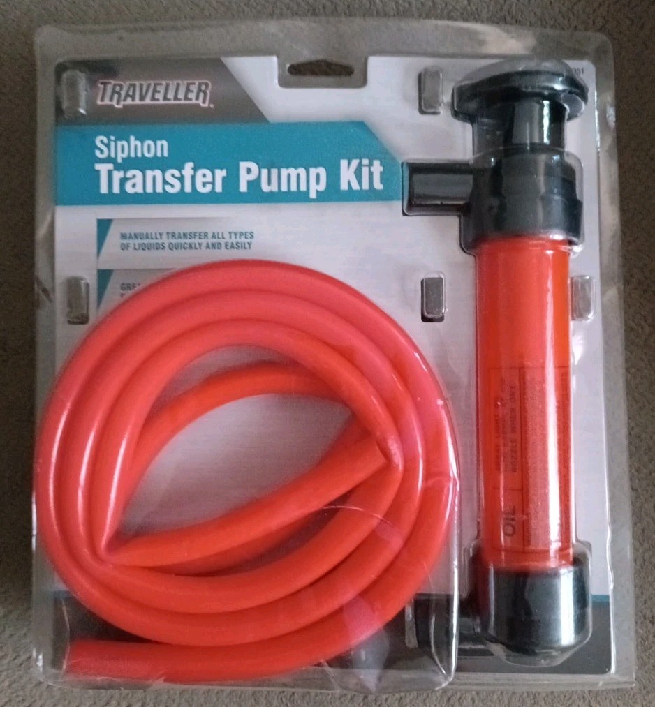 Traveller Siphon Transfer Pump Kit Manually Transfer All Types Of Liquids   /344
