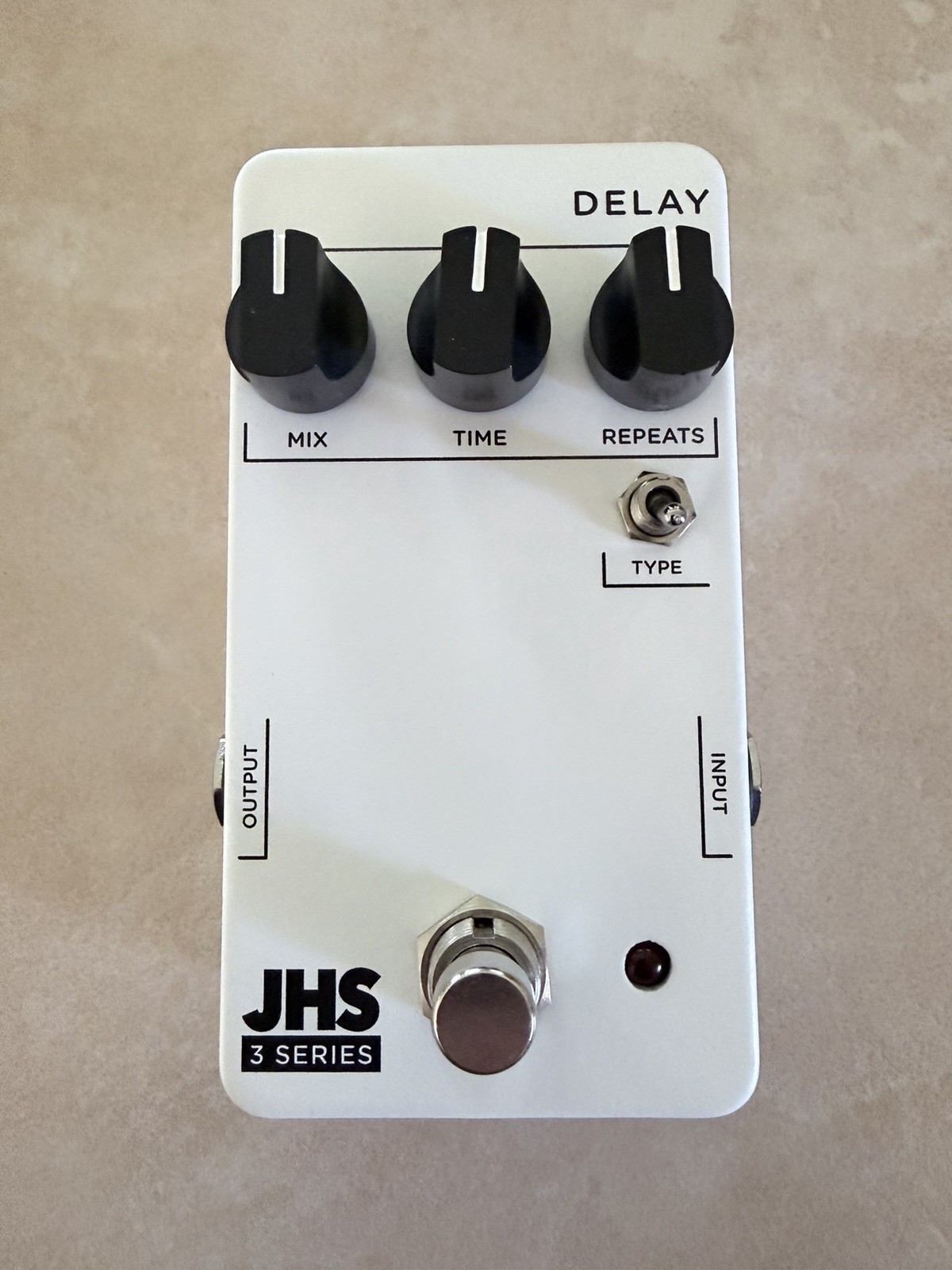 JHS 3 Series Delay Pedal USA w/ Box, Original Paper Work, Sticker, JHS Button