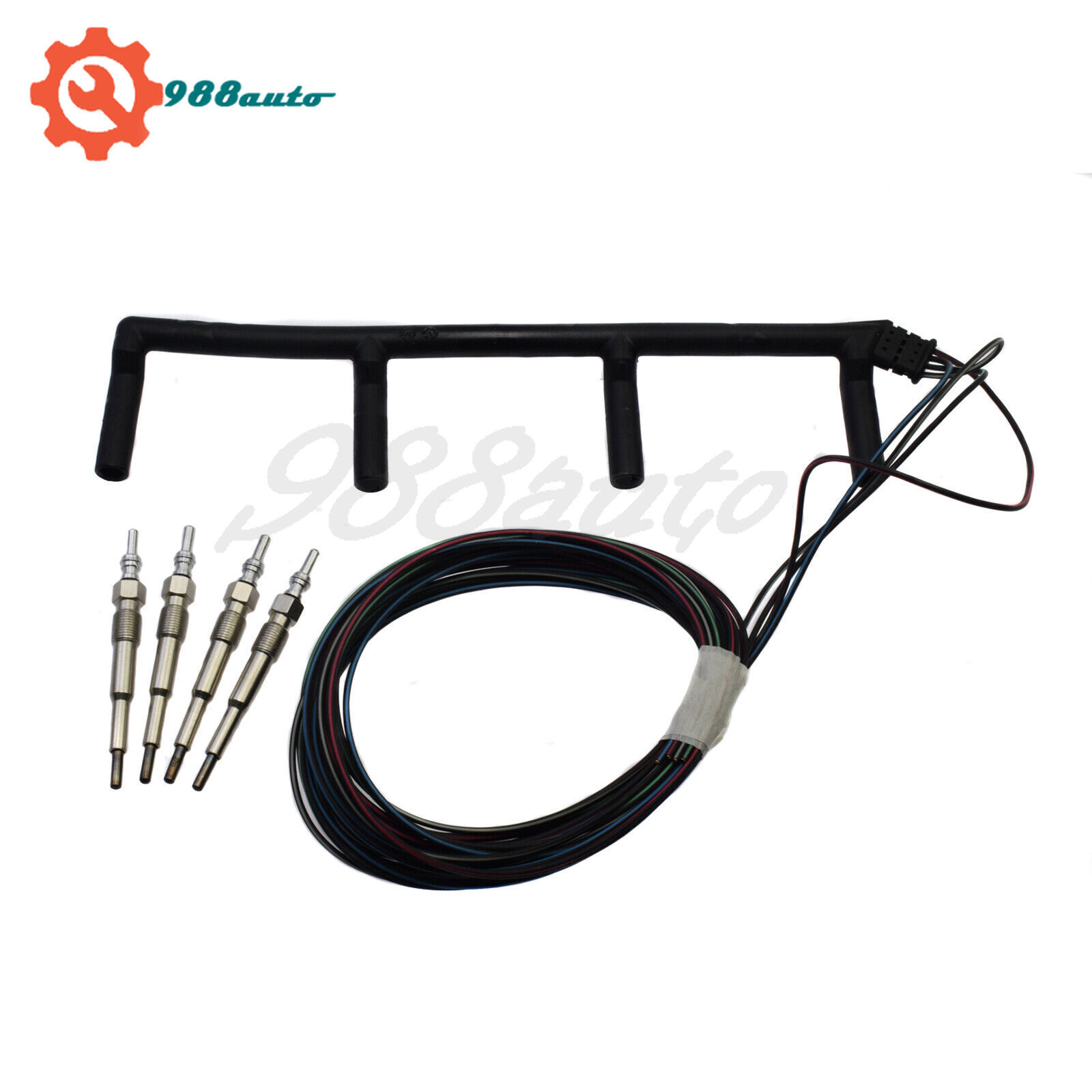 Glow Plug & Wiring Harness 038971782C For VW Golf Jetta Turbo TDI 1.9L N10591608