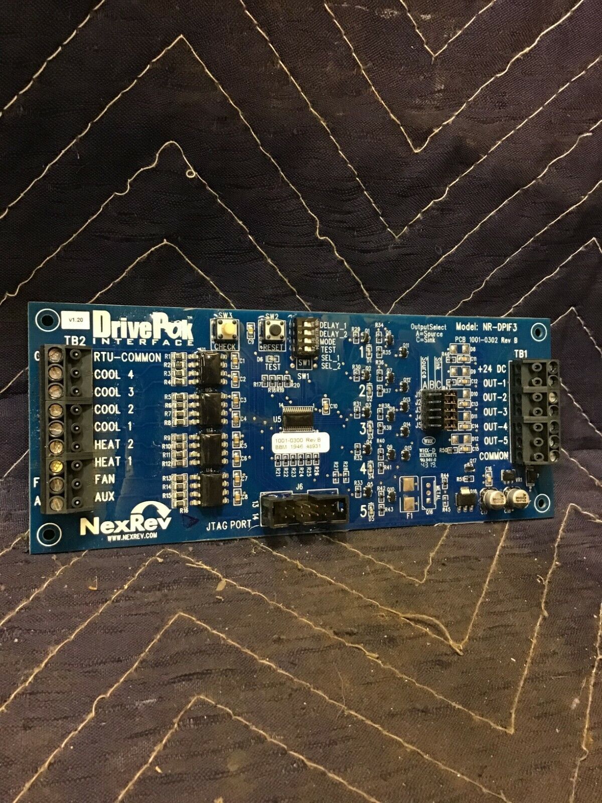 NexRev DrivePak Interface NR-DPIF3 Control Circuit Board - Used