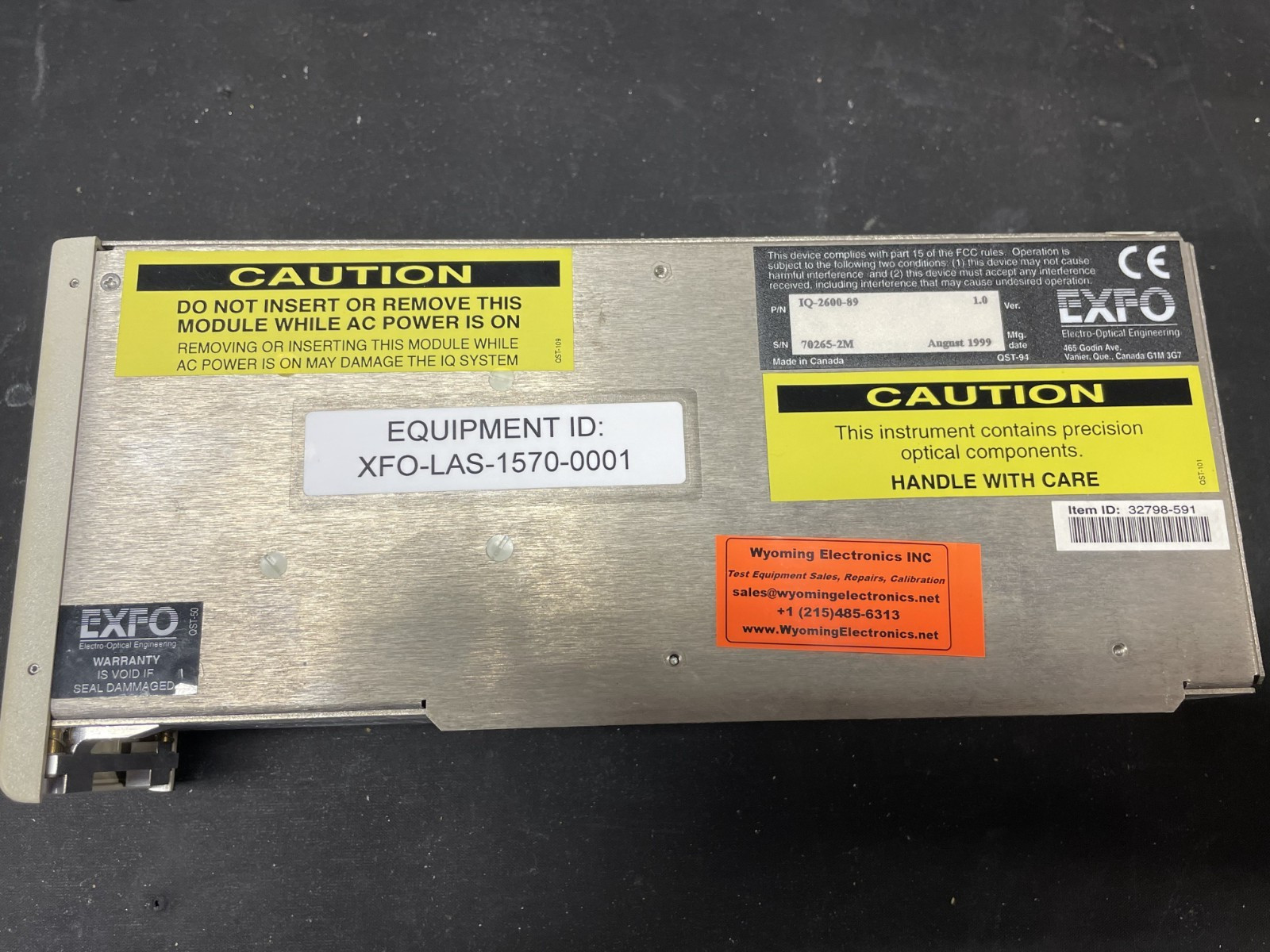 EXFO IQ-2600 Tunable Laser Module