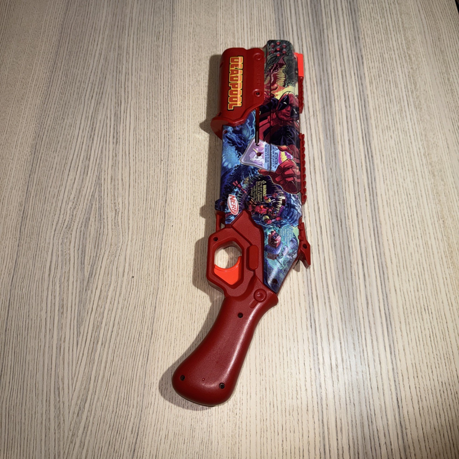 Nerf Rival Deadpool Blaster Marvel Pump Action Breech Load Special Edition Toy