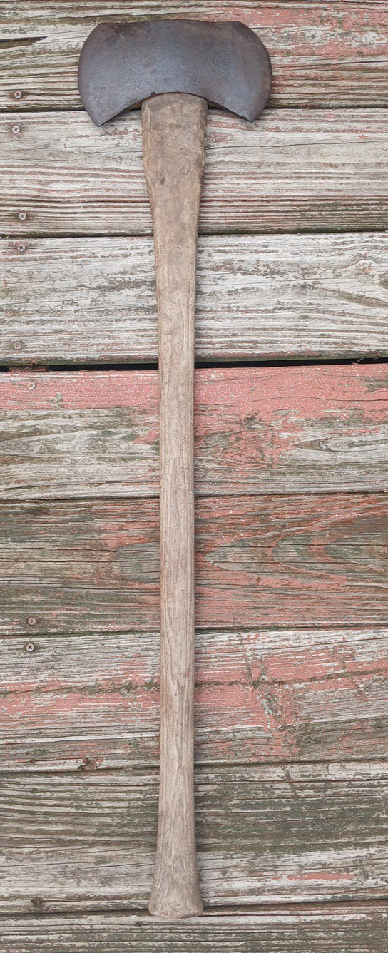 Vintage Complete Axe "Clear Cut" Head - 5 lbs -  7" Double Bit Axe -