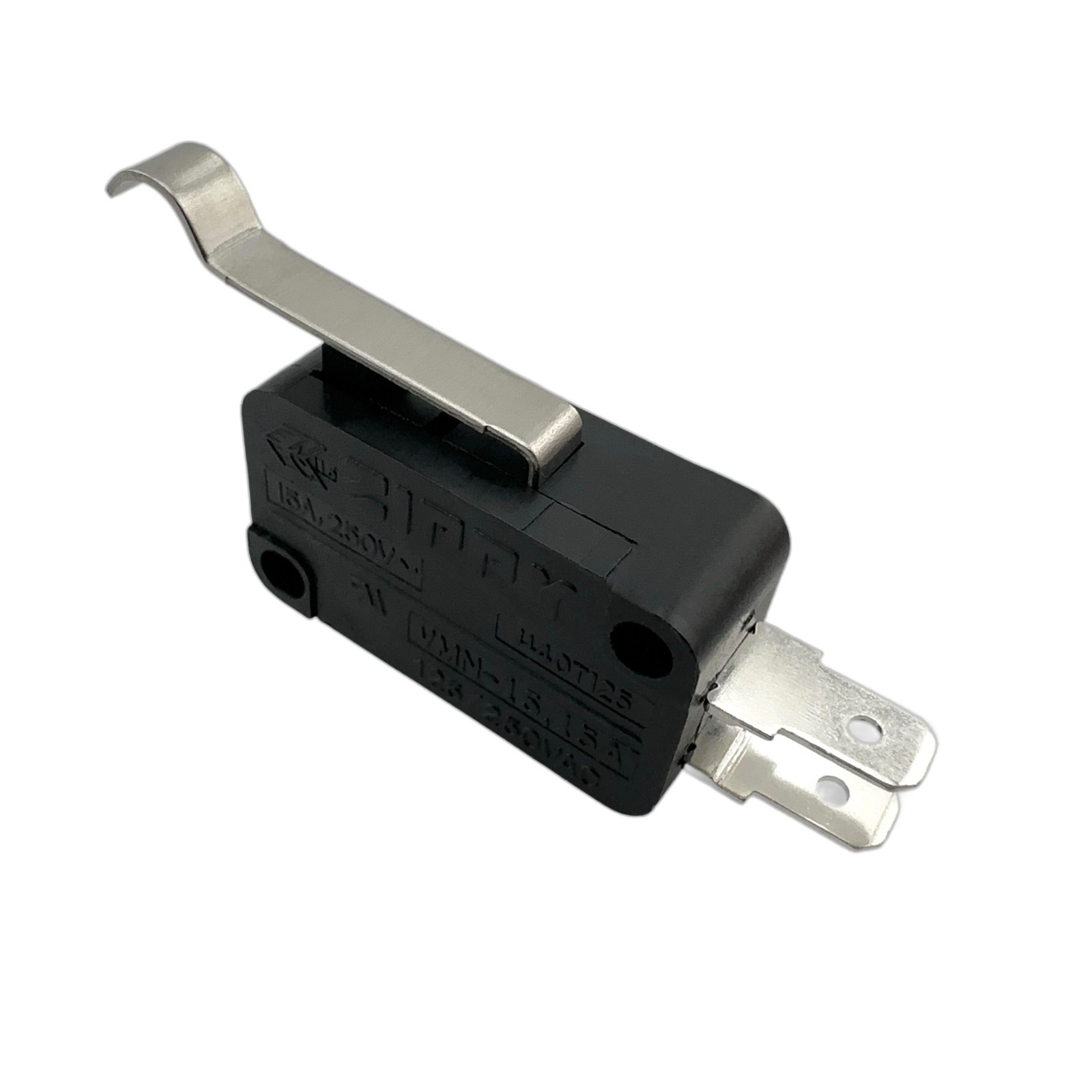 ZIPPY VMN-15 Curved Lever Micro Limit Switch 3 Pins 15A 125/250VAC