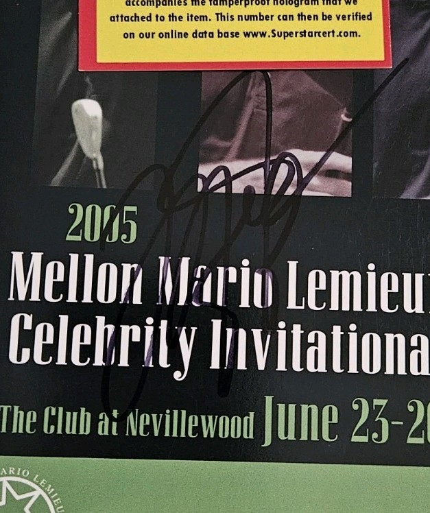 Michael Jordan autographed 2005 Celebrity Golf Tournament Program NBA w/COA