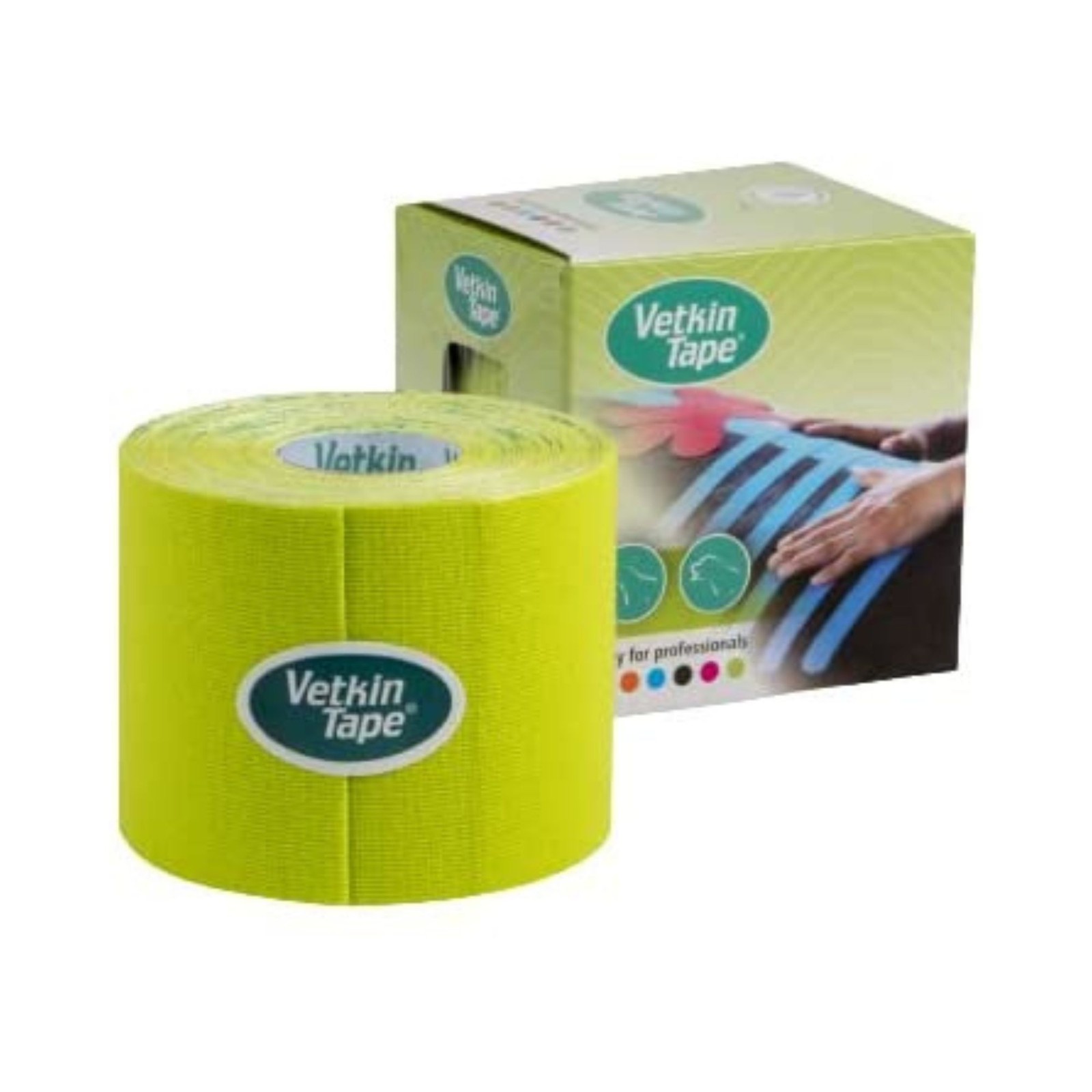 VetkinTape Equine & Canine Kinesiology Tape [Veterinary]: 2.36 in. x 16.5 ft. Li