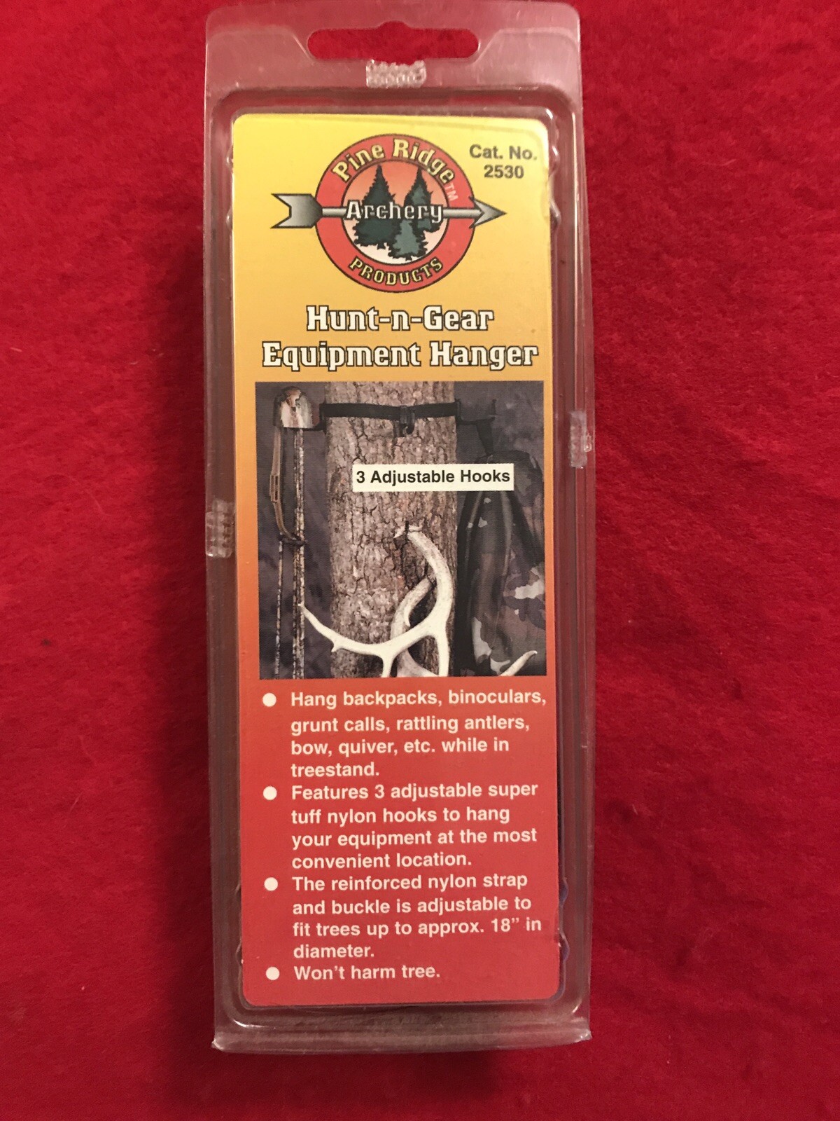 Hunting Tree Stand Equipment Hanger 3 Hook Pine Ridge Archery Hunt-N-Gear 2530