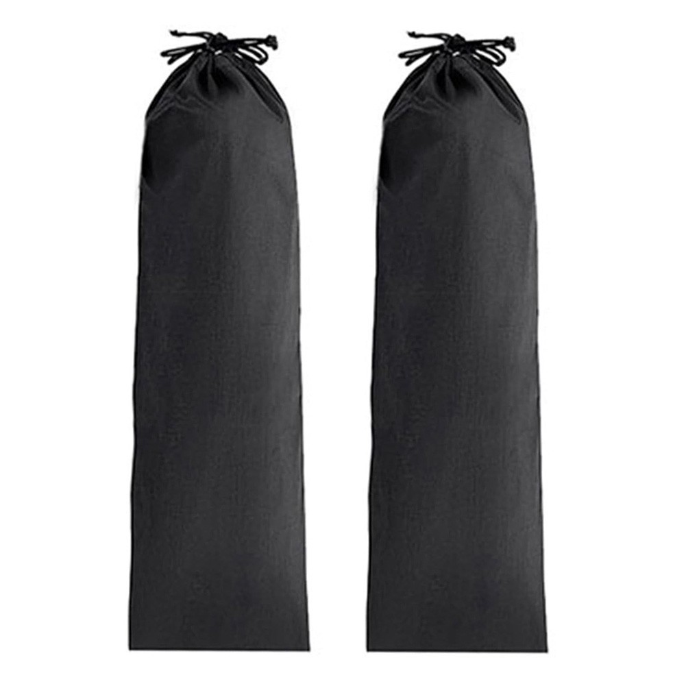 Outdoor Waterproof Drawstring Bag for Tent Poles and Tripod Umbrella Black