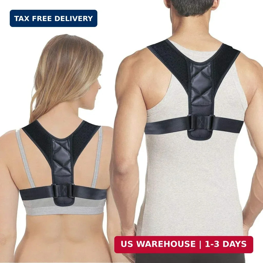 Posture Corrector Adjustable Back Brace Shoulder Support Clavicle Belt Men Women
