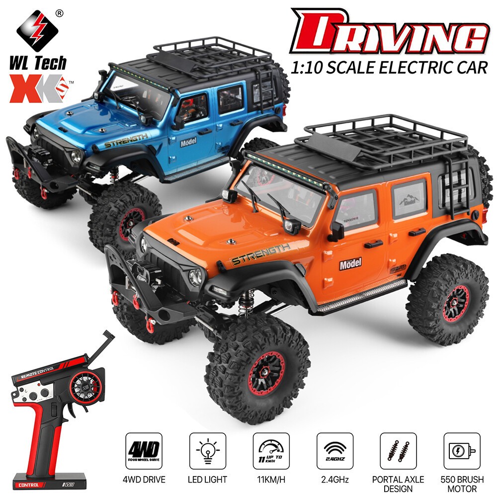 WLtoys RC 104010 1/10 4WD Off-Road Climbing Car 2.4G Remote Controller RTR Cars