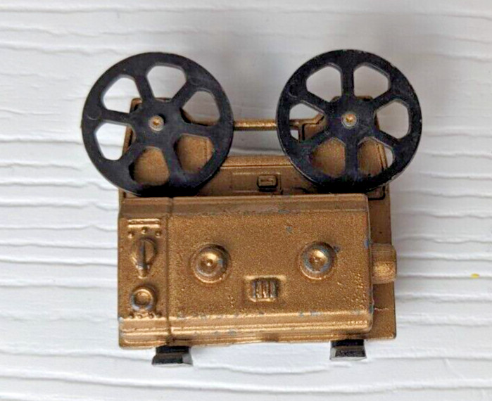 Vintage Die Cast Film Movie Projector Pencil Sharpener Hong Kong 2" Tall